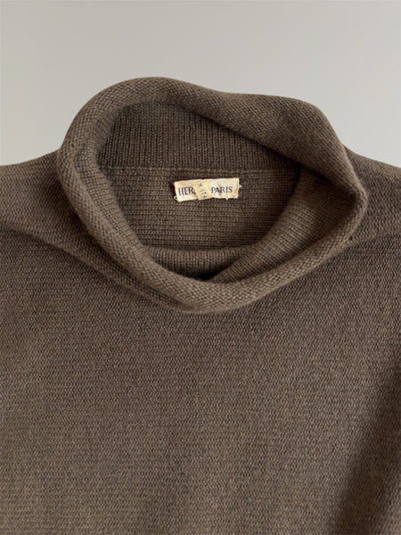 HERMÈS BY MARGIELA SLEEVELESS CASHMERE TURTLENECK