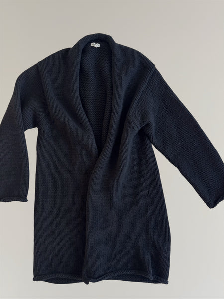 HERMÈS BY MARGIELA AW1998 HAND KNITTED CASHMERE CARDIGAN