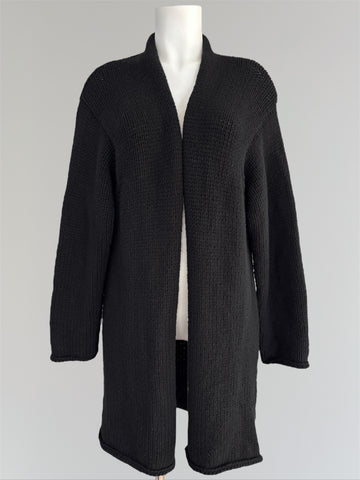 HERMÈS BY MARGIELA AW1998 HAND KNITTED CASHMERE CARDIGAN