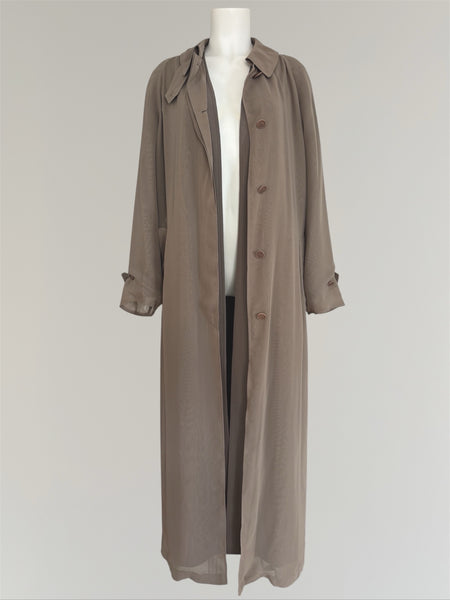 HERMÈS BY MARGIELA SS1999 ANTI-PLUIE LONG TRENCH COAT