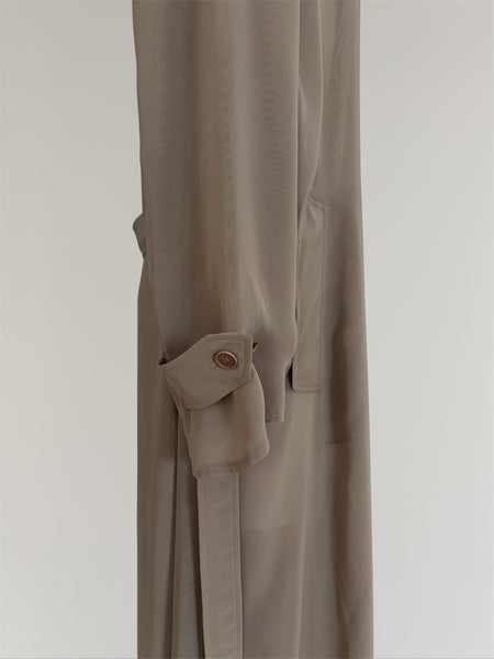 HERMÈS BY MARGIELA SS1999 ANTI-PLUIE LONG TRENCH COAT