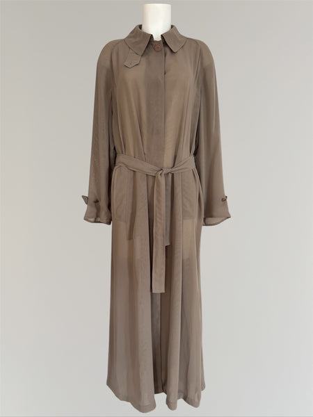 HERMÈS BY MARGIELA SS1999 ANTI-PLUIE LONG TRENCH COAT