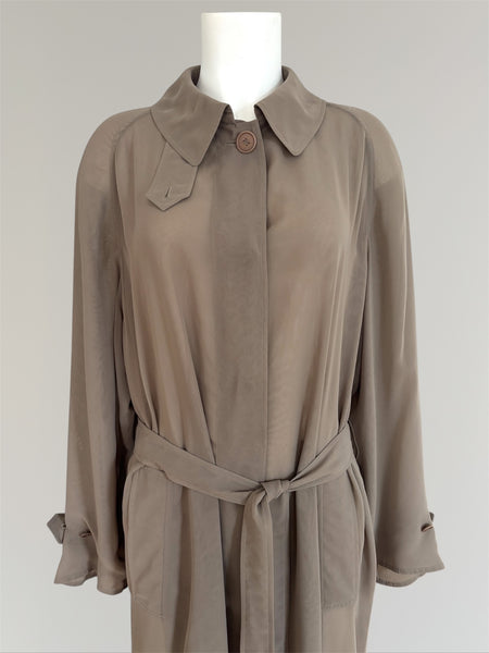 HERMÈS BY MARGIELA SS1999 ANTI-PLUIE LONG TRENCH COAT