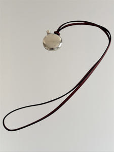 HERMÈS MARGIELA SS2003 SILVER PERFUME BOTTLE NECKLACE