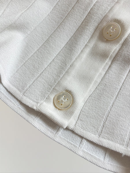 HERMÈS BY MARGIELA LIGHTWEIGHT VISCOSE KNIT CARDIGAN