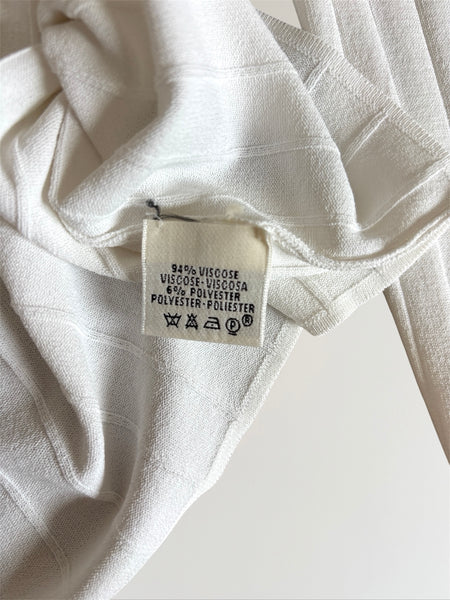 HERMÈS BY MARGIELA LIGHTWEIGHT VISCOSE KNIT CARDIGAN
