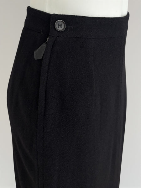 HERMÈS BY MARGIELA AW1998 LONG CAMEL HAIR SKIRT