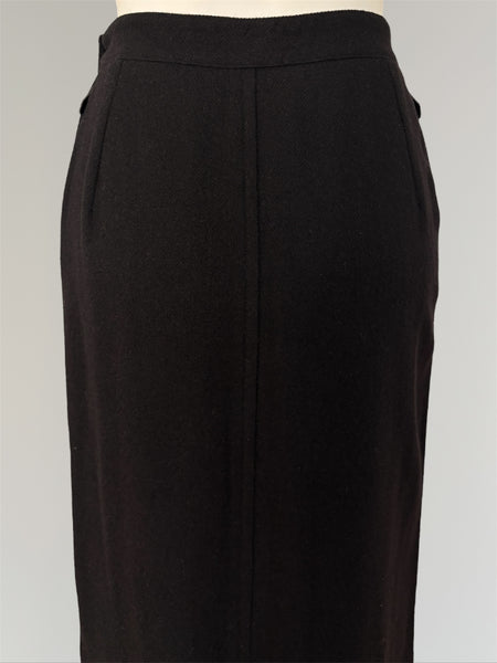 HERMÈS BY MARGIELA AW1998 LONG CAMEL HAIR SKIRT