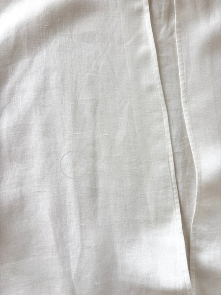 HERMÈS BY MARGIELA SS1999 LINEN VAREUSE SHIRT
