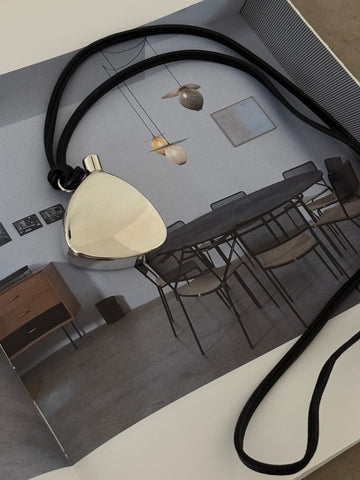 HERMÈS BY MARGIELA SILVER PERFUME BOTTLE NECKLACE