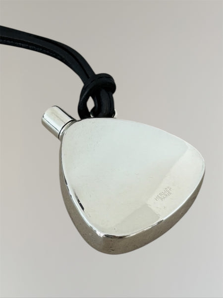 HERMÈS BY MARGIELA SILVER PERFUME BOTTLE NECKLACE