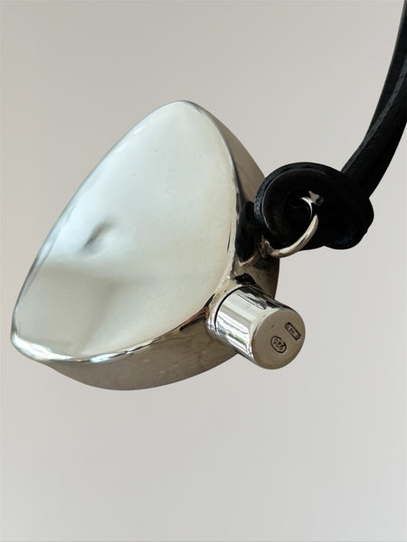 HERMÈS BY MARGIELA SILVER PERFUME BOTTLE NECKLACE