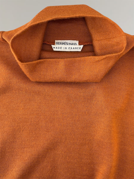 HERMÈS BY MARGIELA AW2000 CASHMERE AND SILK TURTLENECK PULLOVER