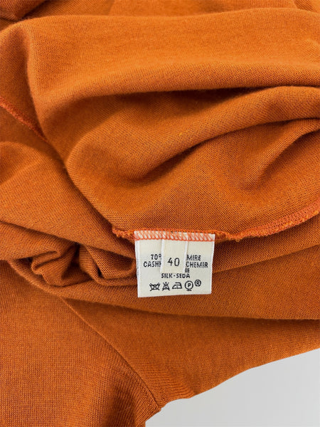 HERMÈS BY MARGIELA AW2000 CASHMERE AND SILK TURTLENECK PULLOVER