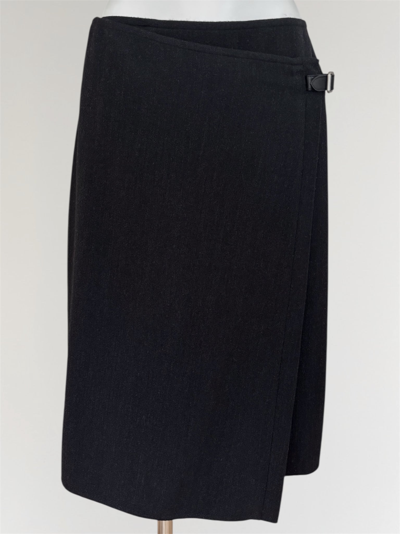 HERMÈS BY MARGIELA AW2000 MID-LENGTH WRAP SKIRT