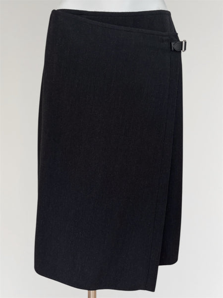 HERMÈS BY MARGIELA AW2000 MID-LENGTH WRAP SKIRT