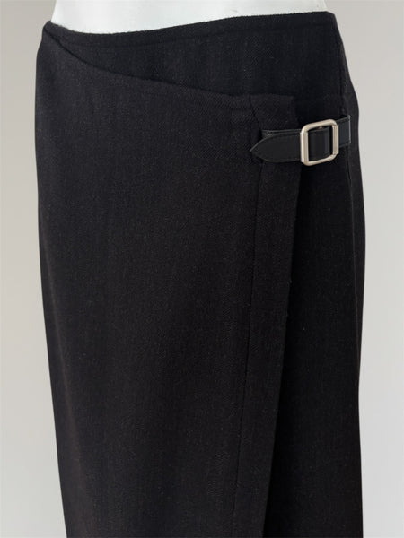 HERMÈS BY MARGIELA AW2000 MID-LENGTH WRAP SKIRT