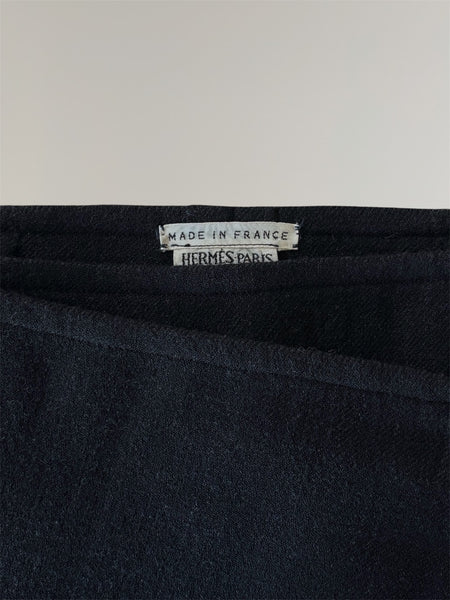 HERMÈS BY MARGIELA AW2000 MID-LENGTH WRAP SKIRT