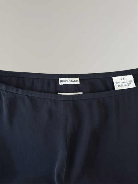 HERMÈS BY MARGIELA SS2002 SILK PANT