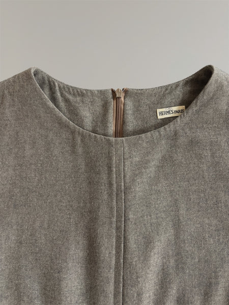 HERMÈS BY MARGIELA AW1999 WOVEN CASHMERE TUNIC
