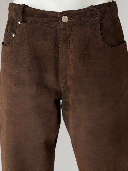 HERMÈS BY MARGIELA SUEDE TROUSER