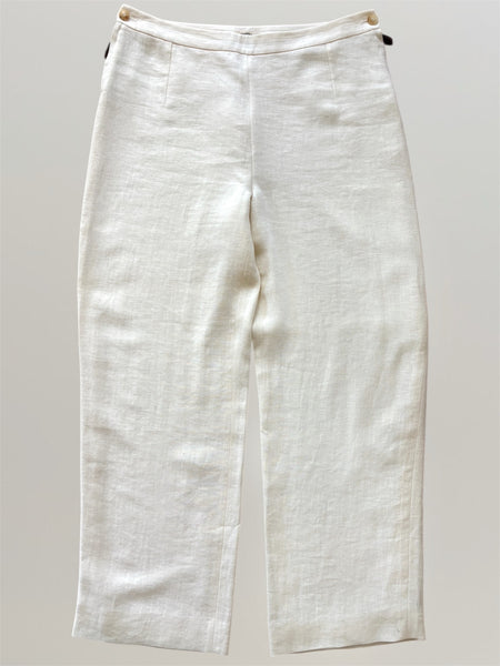HERMÈS BY MARGIELA SS2001 LINEN PANT