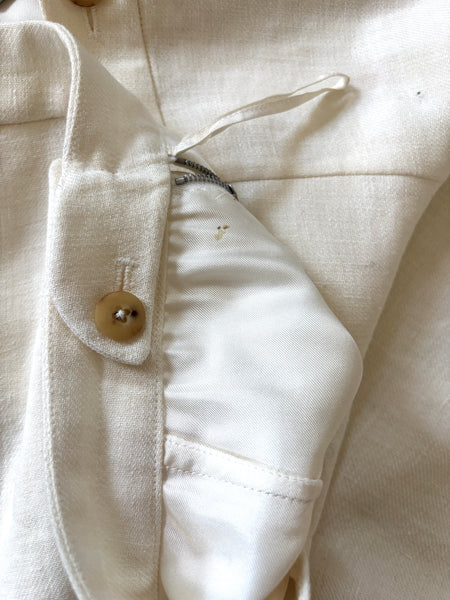 HERMÈS BY MARGIELA SS2001 LINEN PANT