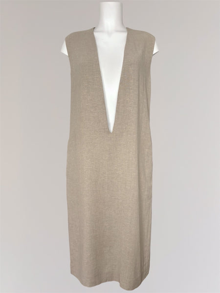 HERMÈS BY MARGIELA SS2000 VAREUSE LINEN DRESS