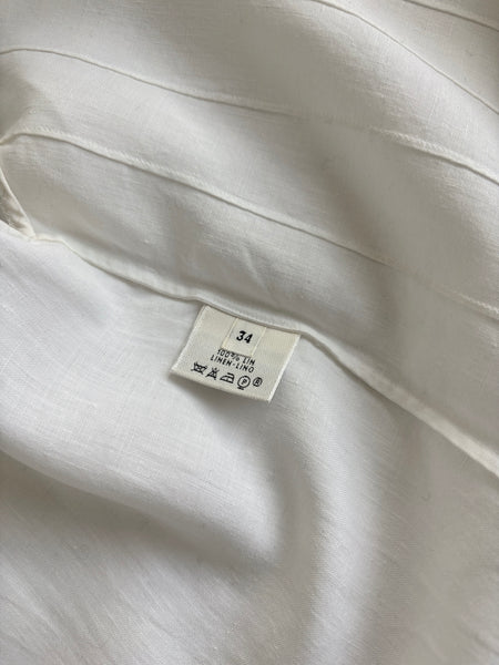 HERMÈS BY MARGIELA SS2002 SLEEVELESS LINEN TOP