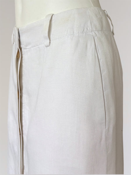 HERMÈS BY MARGIELA SS2002 LINEN SKIRT