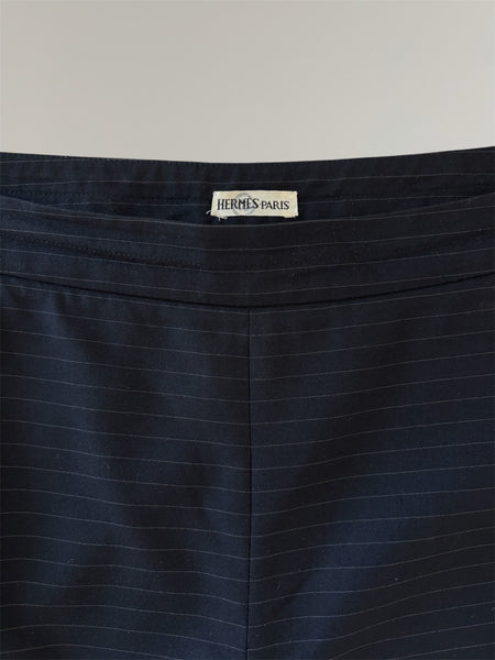 HERMÈS BY MARGIELA SS2000 PINSTRIPE WOOL PANT