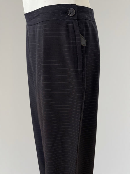 HERMÈS BY MARGIELA SS2000 PINSTRIPE WOOL PANT