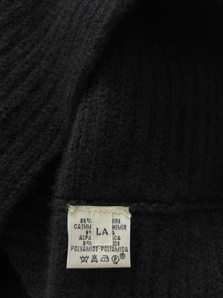 HERMÈS BY MARGIELA AW2003 SLEEVELESS CASHMERE AND ALPACA KNIT