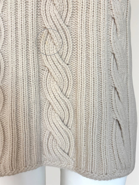 HERMÈS BY MARGIELA AW2000 SLEEVELESS CASHMERE CABLE KNIT