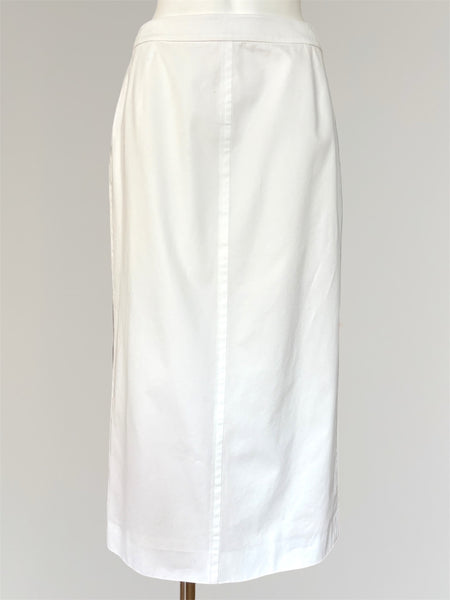 HERMÈS BY MARGIELA SS1999 COTTON LONG SKIRT