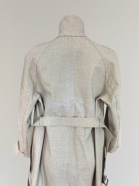 HERMÈS BY MARGIELA AW2001 MACKINTOSH TRENCH COAT