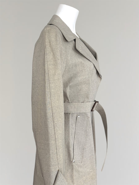 HERMÈS BY MARGIELA AW2001 MACKINTOSH TRENCH COAT