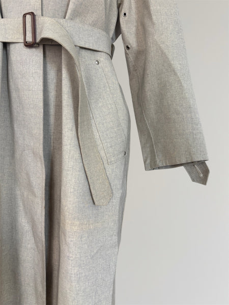 HERMÈS BY MARGIELA AW2001 MACKINTOSH TRENCH COAT