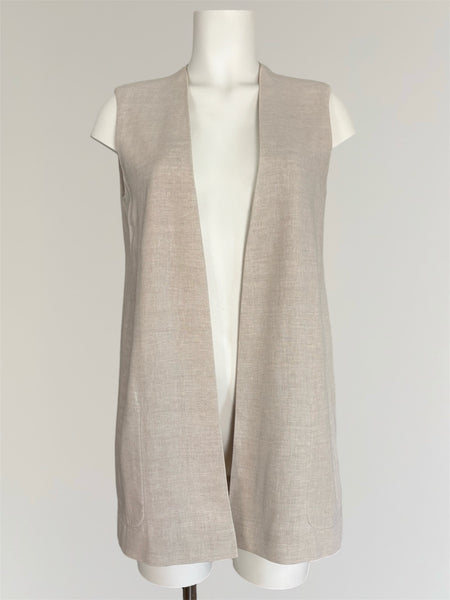 HERMÈS BY MARGIELA SS2001 LINEN VEST