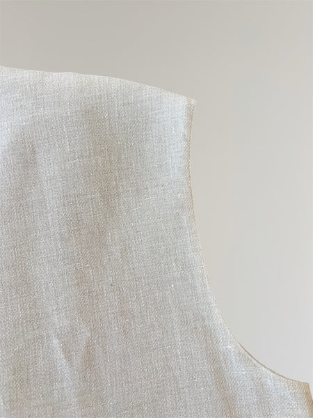 HERMÈS BY MARGIELA SS2001 LINEN VEST