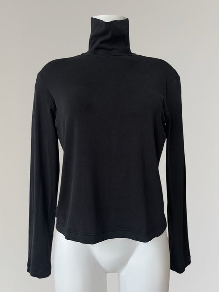 HERMÈS BY MARGIELA SILK TURTLENECK PULLOVER