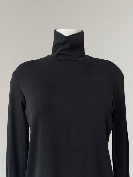 HERMÈS BY MARGIELA SILK TURTLENECK PULLOVER