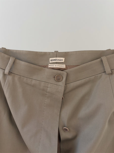 HERMÈS BY MARGIELA SS1999 COTTON SKIRT