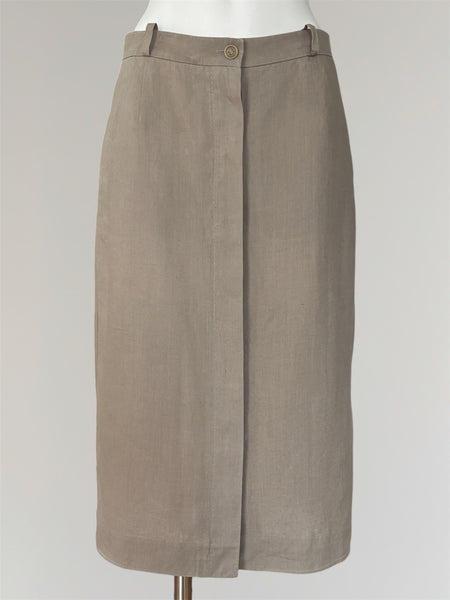 HERMÈS BY MARGIELA LINEN SKIRT
