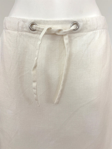HERMÈS BY MARGIELA SS2001 LINEN SKIRT