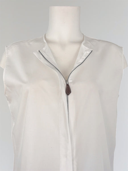 HERMÈS BY MARGIELA SS2000 SLEEVELESS COTTON TOP