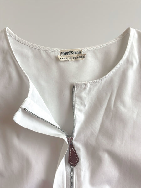 HERMÈS BY MARGIELA SS2000 SLEEVELESS COTTON TOP