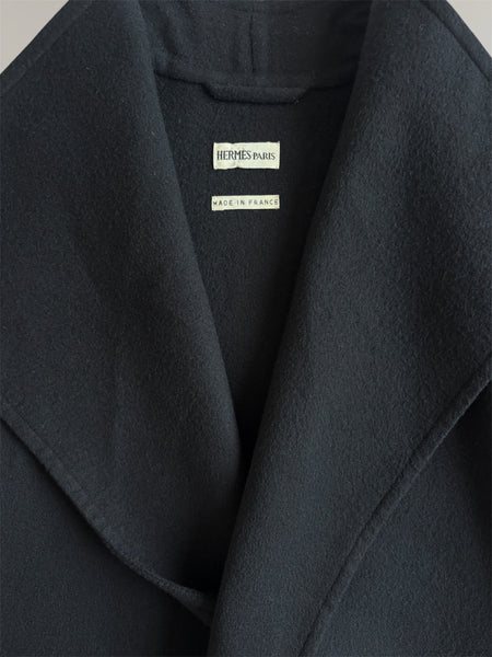 HERMÈS BY MARGIELA AW2001 SHORT CASHMERE COAT