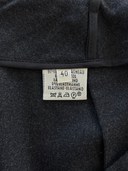 HERMÈS BY MARGIELA AW2000 WOOL MIDI SKIRT