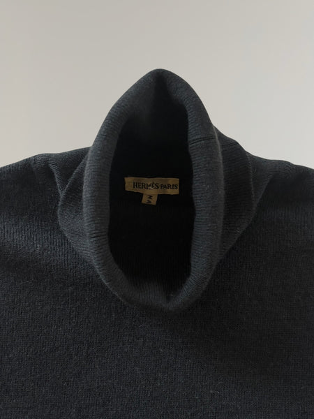 HERMÈS BY MARGIELA SLEEVELESS CASHMERE TURTLENECK